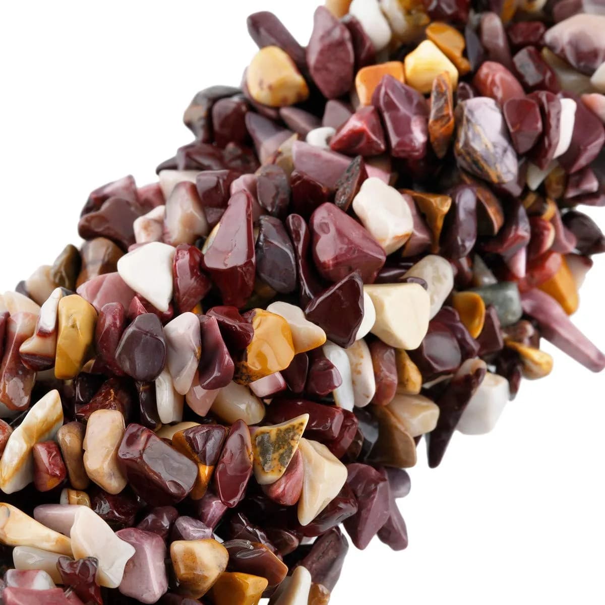 TUMBEELLUWA Mookaite Crystal Chips 5-8mm | Unique Jewelry Beads for DIY Crafts