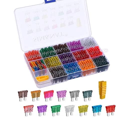 SIM&NAT Standard Blade Car Fuse Assortment 130PCS (1A-40A) | Protects Your Vehicle's Electrical System thumbnail 1