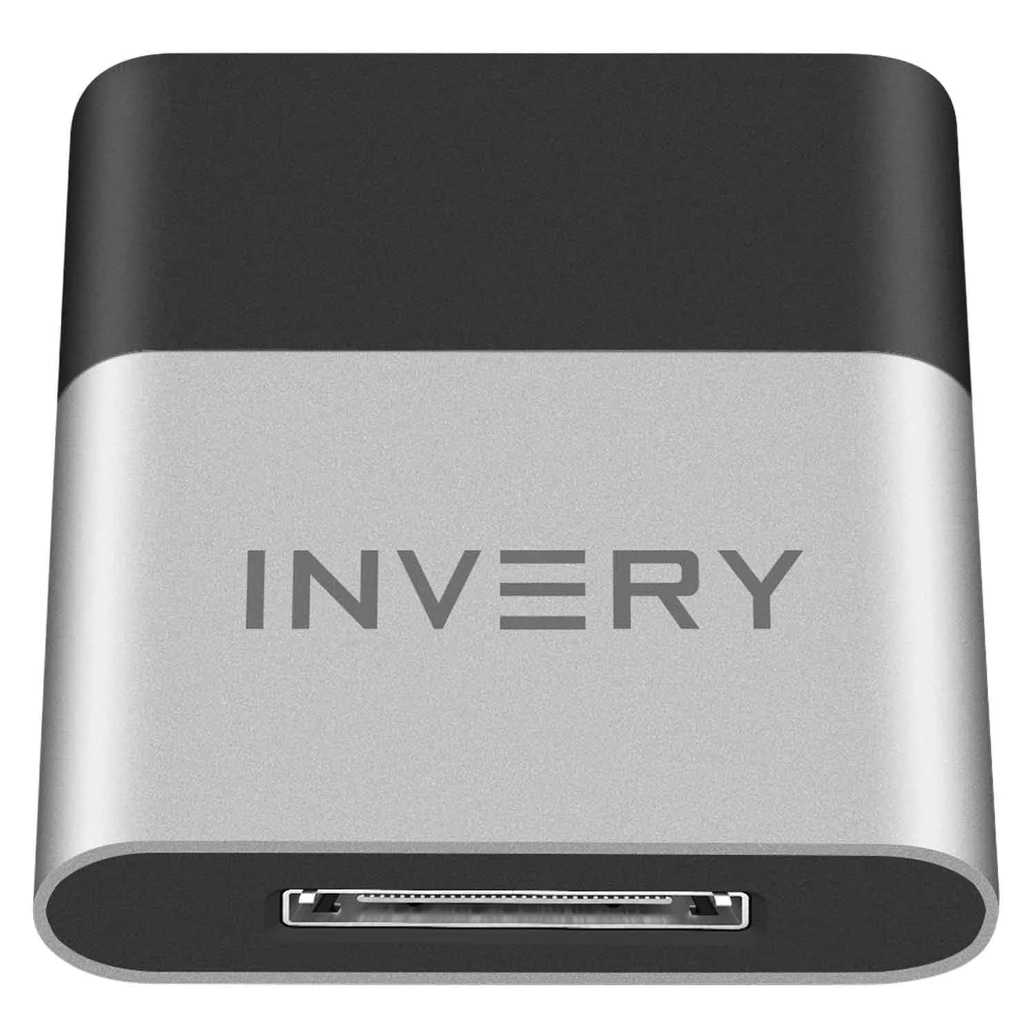 INVERY DockLinQ Pro Bluetooth 5.0 Adapter Receiver for Bose Sounddock & 30-Pin Docks | 15m Range - main product image