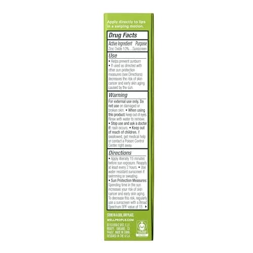 Well People Lip Butter SPF 15 Tinted Balm, Natural | Hydrating Lip Balm with Sun Protection & Sheer Tint thumbnail 6