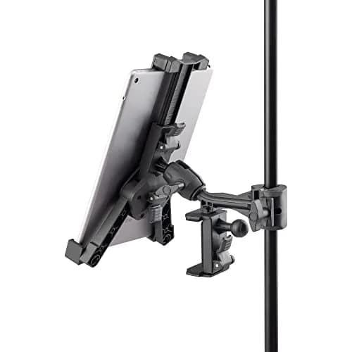 OnStage TCM1500 Tablet Holder with Clamp Mount | Adjustable 7.9"-12.9" Screen Size thumbnail 5
