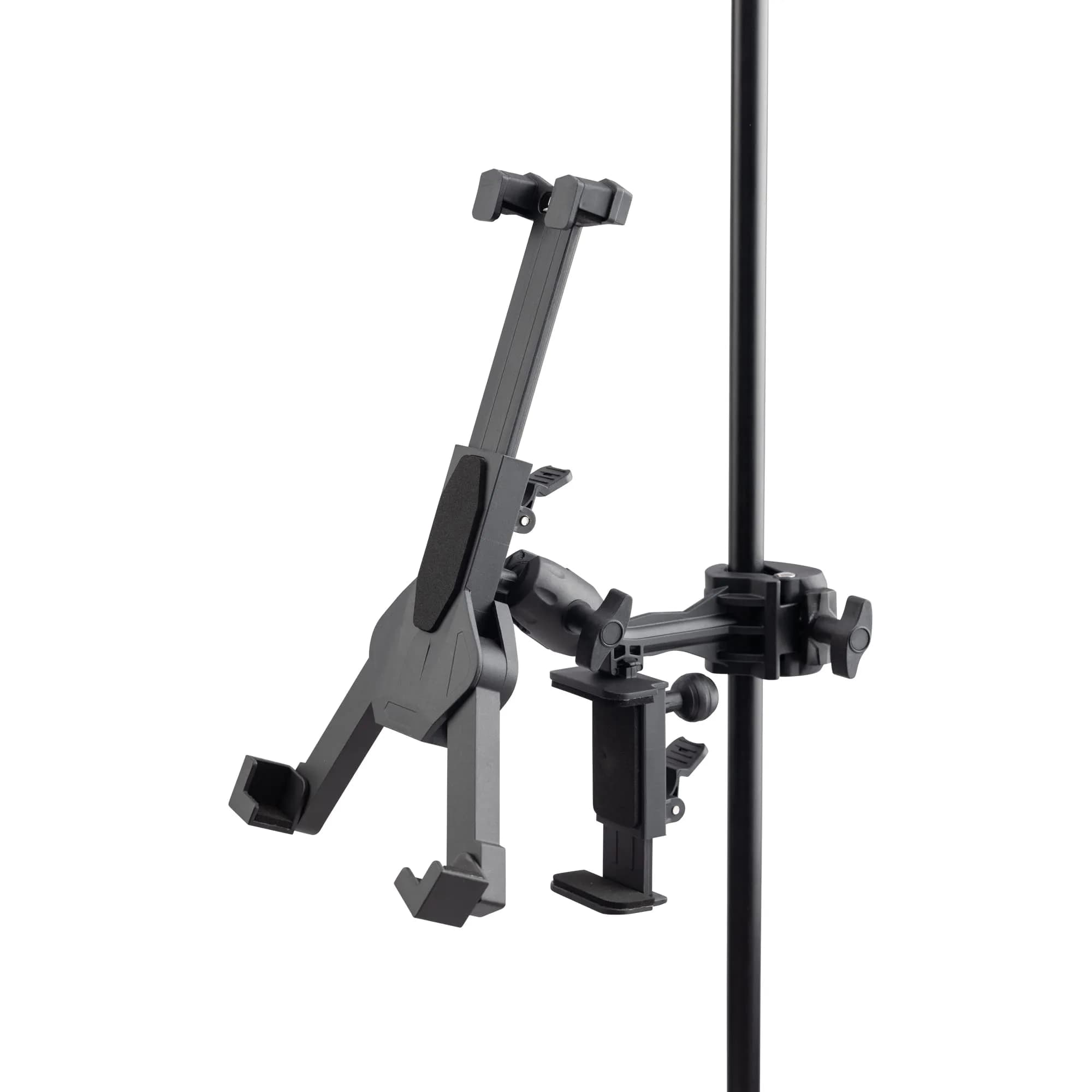 OnStage TCM1500 Tablet Holder with Clamp Mount | Adjustable 7.9"-12.9" Screen Size - main product image