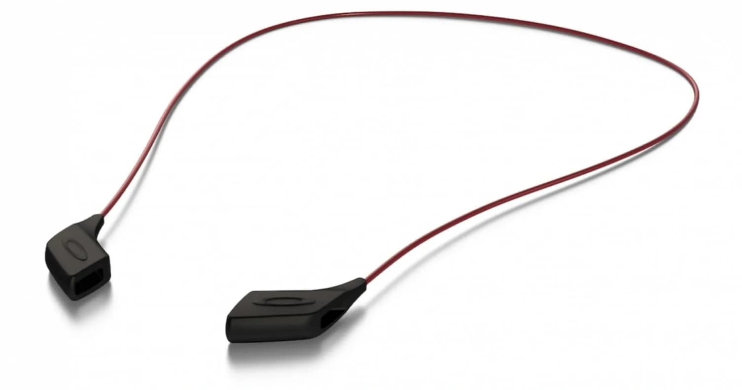 Oakley Sunglass Leash Kit | Universal Adjustable Rubber Leash for Eyewear — Red