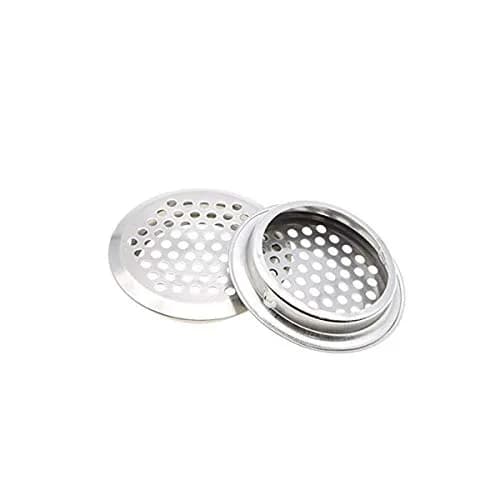 COMOK 20Pcs Circular Soffit Vents 53mm | Stainless Steel Mesh Dust-Proof Vent for Kitchen, Bathroom, Wardrobe, Shoe Cabinet thumbnail 2