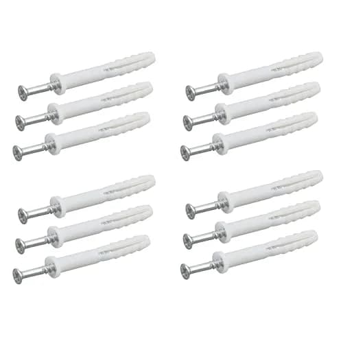 Antrader 4 Inch Concealed Floating Shelf Brackets (10.16 cm / 4 Inch) - Pack of 6 | Heavy Duty Cold Rolled Steel for Wall Mounts thumbnail 5