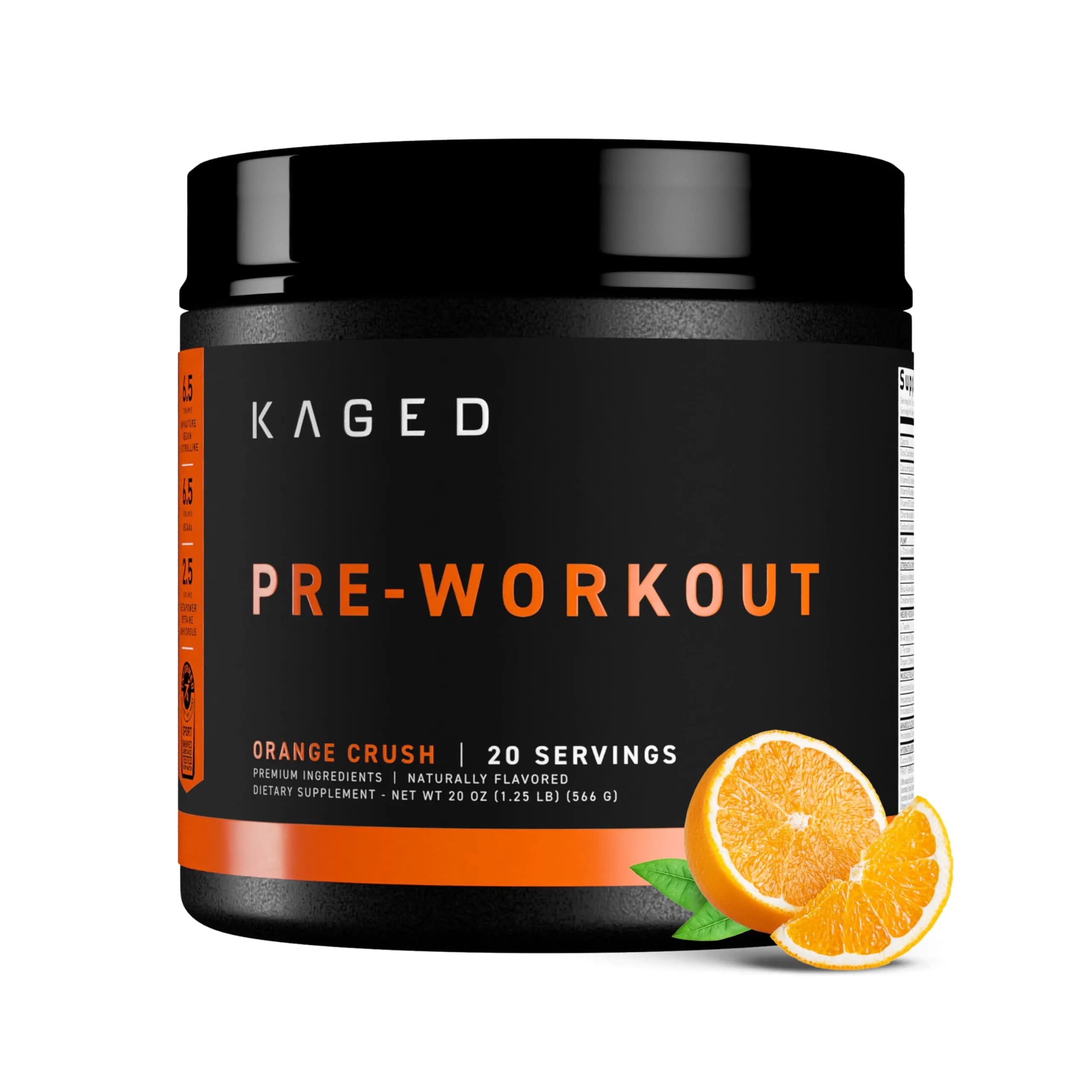 Kaged Original Pre Workout Powder | Berry Blast | 20 Servings | Supports Focus & Muscle Pumps — Orange Krush