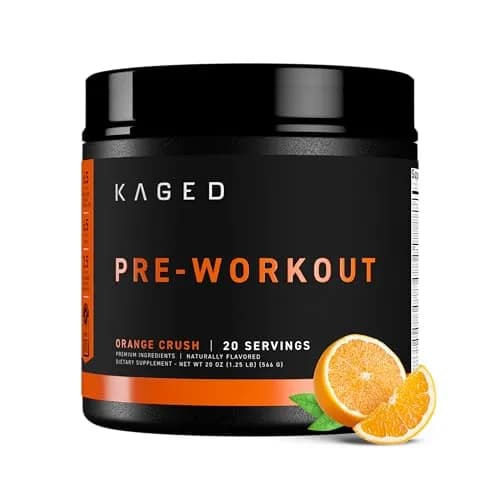Kaged Original Pre Workout Powder | Orange Krush | 20 Servings | Supports Muscle Pumps & Performance thumbnail 1