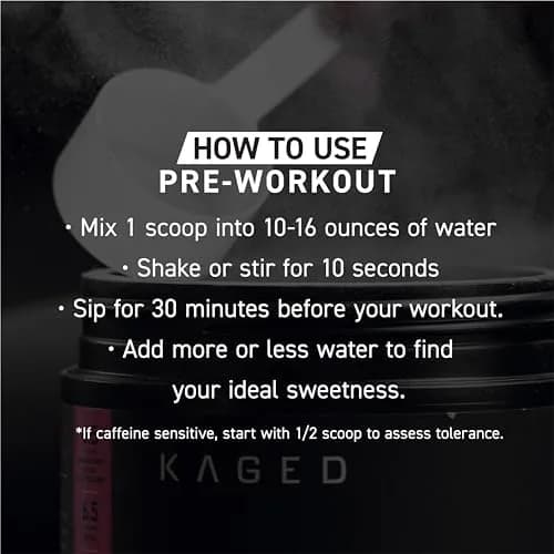 Kaged Original Pre Workout Powder | Orange Krush | 20 Servings | Supports Muscle Pumps & Performance thumbnail 8