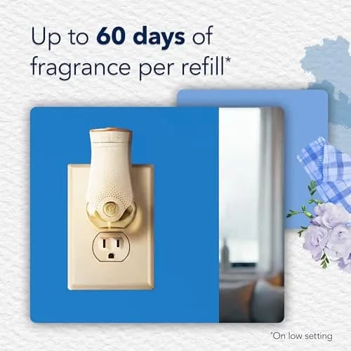 Glade PlugIns Refills Air Freshener Clean Linen Scent 5 x 3.35 Fl Oz (167.5 Fl Oz Total) | Essential Oils for Home & Bathroom thumbnail 2