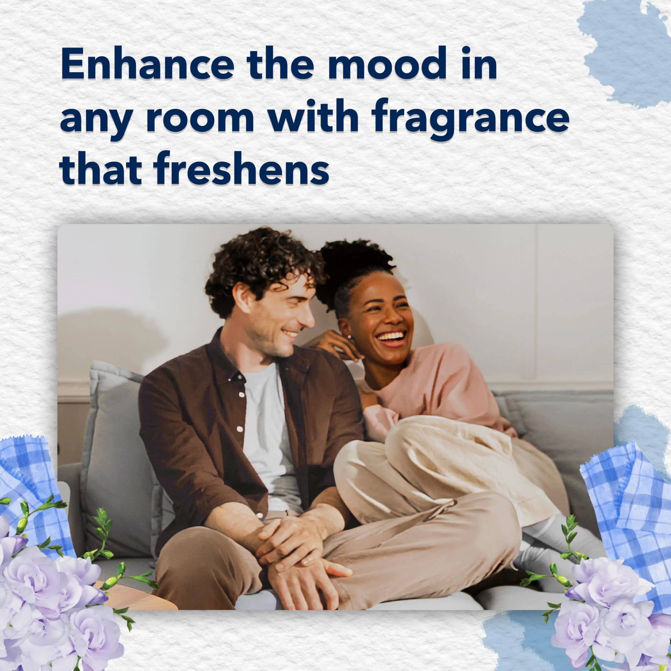 Glade PlugIns Refills Air Freshener Clean Linen Scent 5 x 3.35 Fl Oz (167.5 Fl Oz Total) | Essential Oils for Home & Bathroom - view 3