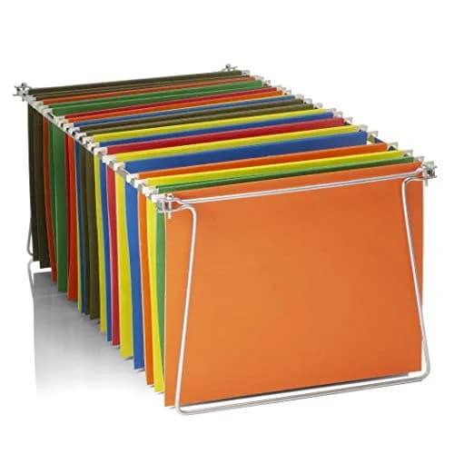 Officemate Adjustable Hanging File Frame for Letter Size 24″–27″ | Heavy-Duty Steel Drawer Organizer thumbnail 1