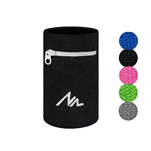 NEWZILL Wrist Wallet Wristband with Zipper for Men & Women, Cotton 1PC | Sweatproof & Safe for Sports & Activities thumbnail 1