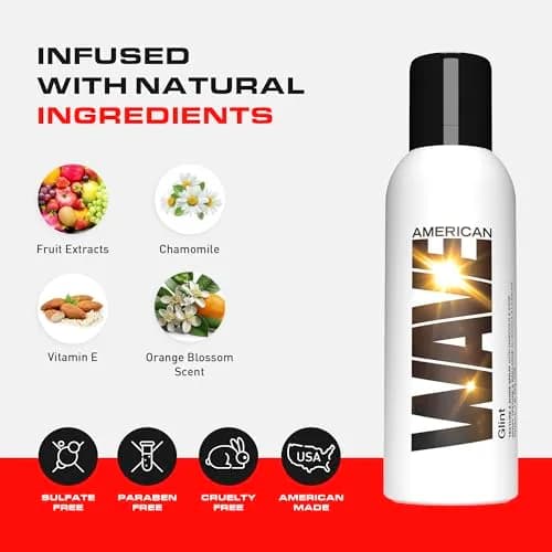 ARROJO Glint Texture & Shine Spray 6.7oz | Frizz Control & Flexible Hold for Curly Hair with Vitamin E & Fruit Extracts thumbnail 4