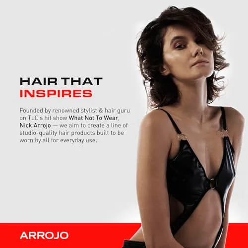 ARROJO Glint Texture & Shine Spray 6.7oz | Frizz Control & Flexible Hold for Curly Hair with Vitamin E & Fruit Extracts thumbnail 8