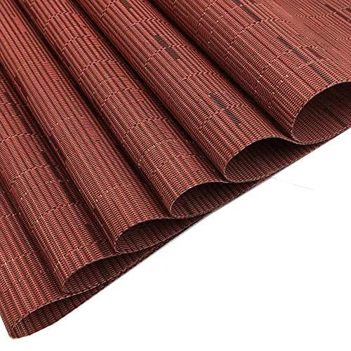 WAZAIGUR Placemats Set of 6 | Heat-Resistant, Easy to Clean, Stylish Vinyl Table Mats for Modern Dining thumbnail 5