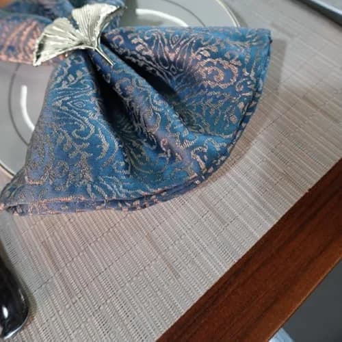 WAZAIGUR Placemats Set of 6 for Dining Table | Heat-Resistant, Easy to Clean, Woven Vinyl, Cream thumbnail 8