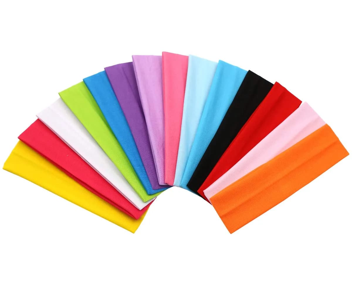 Zapire Stretchy Soft Head Wraps and Hair Accessories 14 Packs | Gentle Hold for Sports & Daily Use