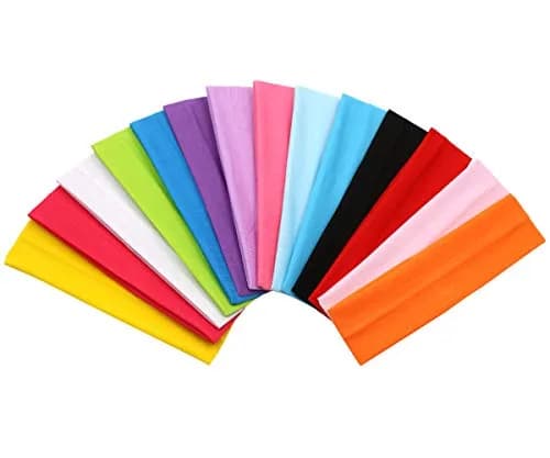Zapire Stretchy Soft Head Wraps and Hair Accessories 14 Packs | Gentle Hold for Sports & Daily Use thumbnail 1