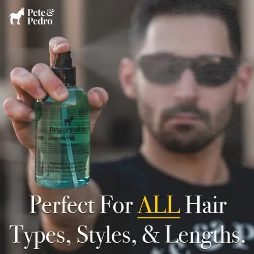 Pete & Pedro Natural Sea Salt Spray 60ml (2 Fl Oz) | Adds Volume & Texture thumbnail 7