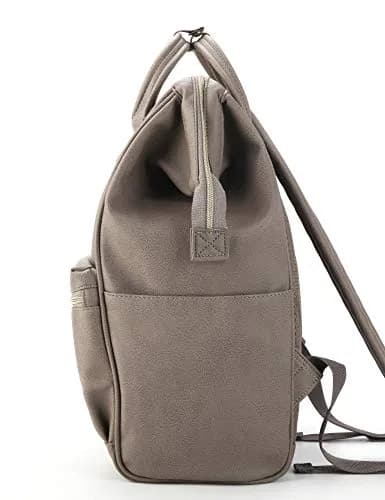 Kah&Kee Leather Backpack for Women and Men 15-inch Laptop Bag | Teacher Professional, Diaper Bag, Travel (Dark Gray, Medium) thumbnail 3