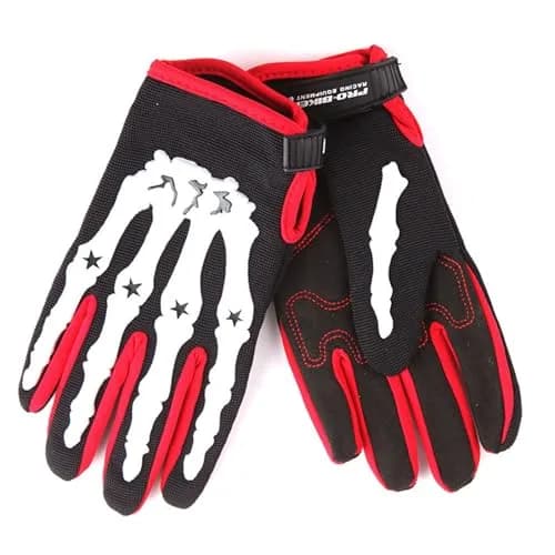 1Storm Youth Motocross Gloves White | Tough Knuckle & Mesh Flexibility (110-120 chars) thumbnail 3
