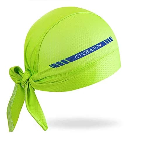 CYCEARTH Green Cycling Headscarf Dew Rag Skull Cap for Men & Women | One Size thumbnail 2