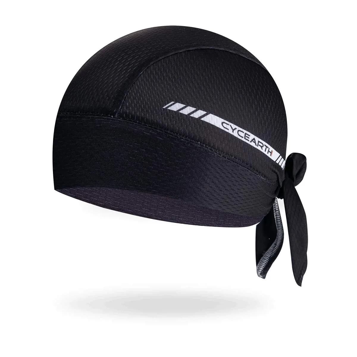 CYCEARTH Cycling Headscarf Dew Rag Black | Moisture Wicking Polyester for Sports & Outdoor Activities