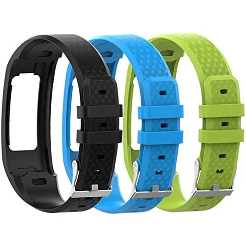 QGHXO Replacement Band for Garmin Vivofit 1/2 Activity Tracker - Small/Large, Black&Navy&Lime thumbnail 2