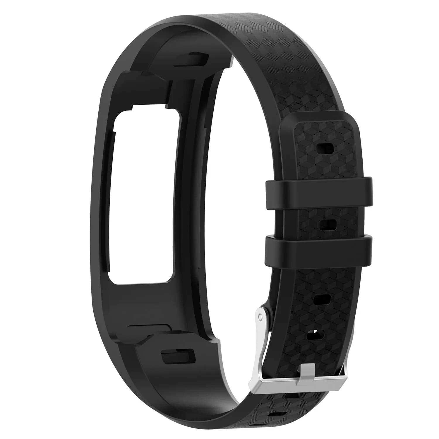 QGHXO Replacement Band for Garmin Vivofit 1/2 Activity Tracker - Black Silicone, Adjustable Size | Sports Theme - view 5
