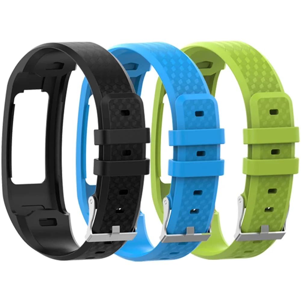 QGHXO Replacement Band for Garmin Vivofit 1/2 Activity Tracker - Black/Navy/Lime (22mm) - view 2