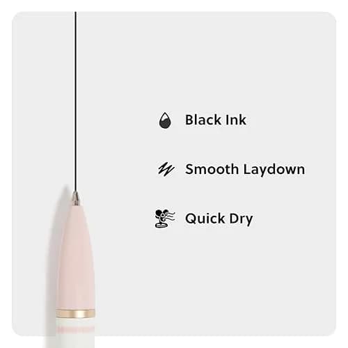 U Brands Monterey Ballpoint Pens Set of 2 | Bold 1 mm Point, Black Ink, Gold Accents, Stylish & Durable thumbnail 4