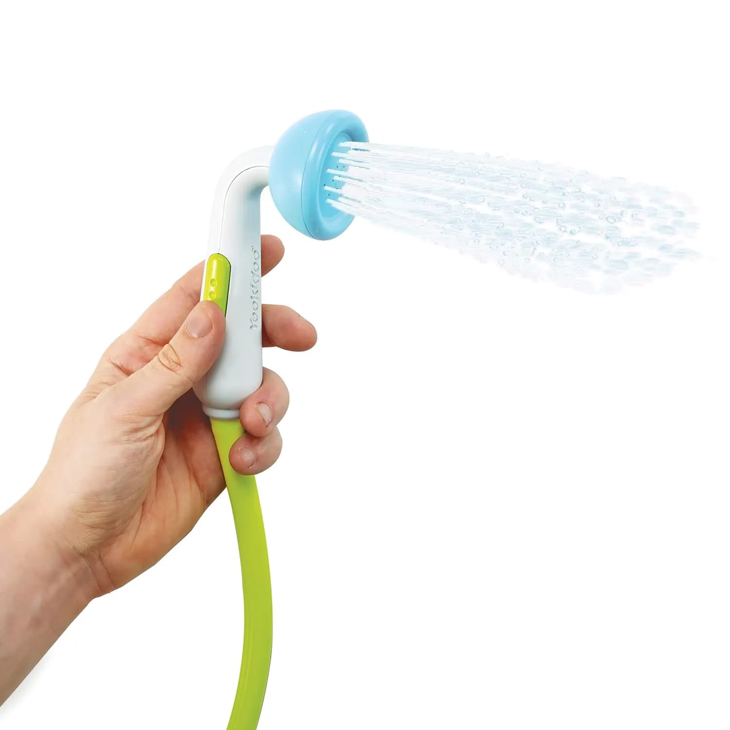 Yookidoo Elephant Baby Bath Shower Head with Water Pump & Trunk Spout Rinser | Safe for Newborns, Infants, Toddlers - view 4