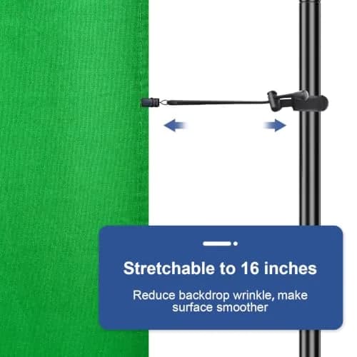 EMART 6x9 Ft Green Screen Backdrop, Photography Greenscreen Background | Seamless Cotton for Chroma Key thumbnail 6