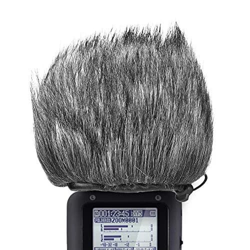 YOUSHARES Furry Outdoor Windscreen Muff for Zoom H5, H6 Recorders | Reduces Wind Noise for Clearer Audio thumbnail 1
