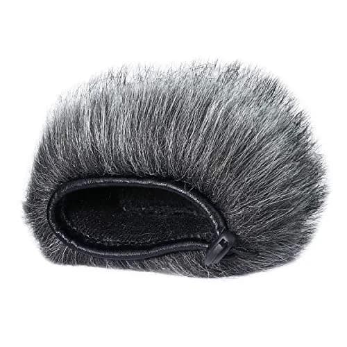 YOUSHARES Furry Outdoor Windscreen Muff for Zoom H5, H6 Recorders | Reduces Wind Noise for Clearer Audio thumbnail 4