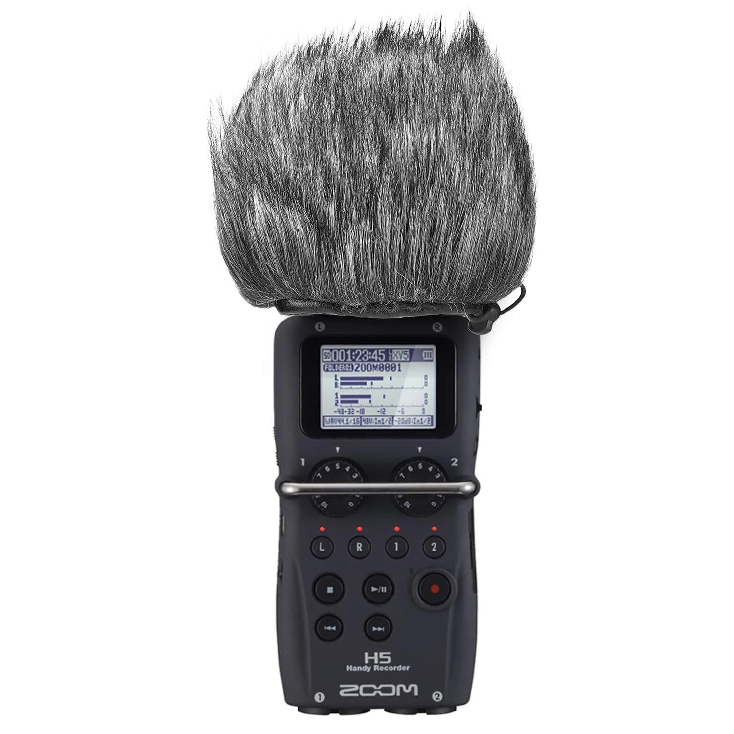 YOUSHARES Furry Outdoor Windscreen Muff for Zoom H5, H6 Recorders | Reduces Wind Noise for Clearer Audio - view 5