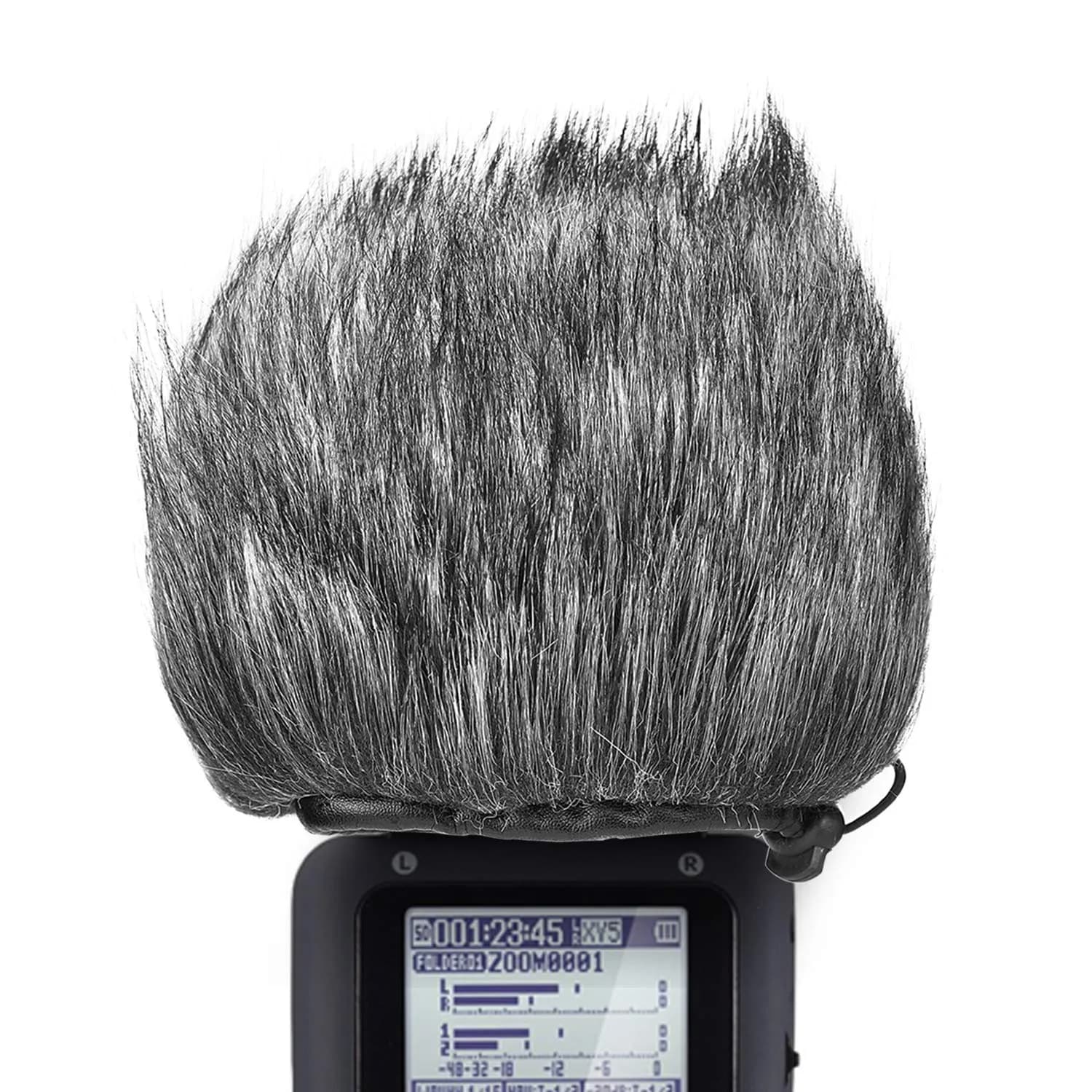 YOUSHARES Furry Outdoor Windscreen Muff for Zoom H5, H6 Recorders | Reduces Wind Noise for Clearer Audio - main product image