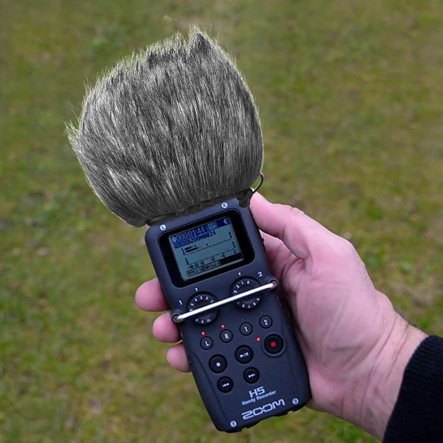YOUSHARES Furry Outdoor Windscreen Muff for Zoom H5, H6 Recorders | Reduces Wind Noise for Clearer Audio - view 7
