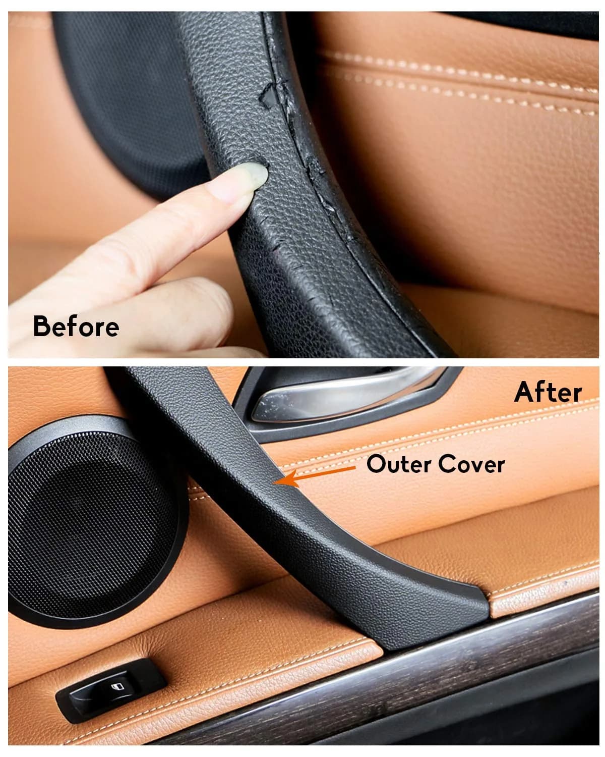 Jaronx Left Side Door Handle Outer Cover for BMW 3 Series E90/E91 | Beige, OEM Fit, Durable thumbnail 4