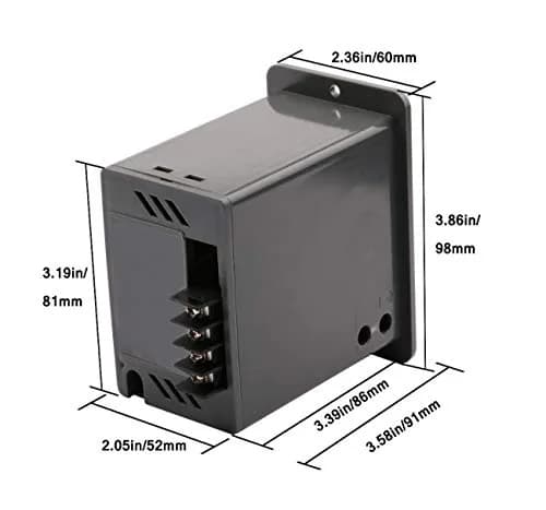 Yeeco DC Motor Controller 10-60V | PWM Stepless Brushed Motor Control, 6A Max, 300W, USA Import thumbnail 5