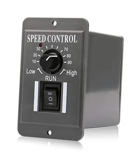 Yeeco DC Motor Controller 10-60V | PWM Stepless Brushed Motor Control, 6A Max, 300W, USA Import thumbnail 2