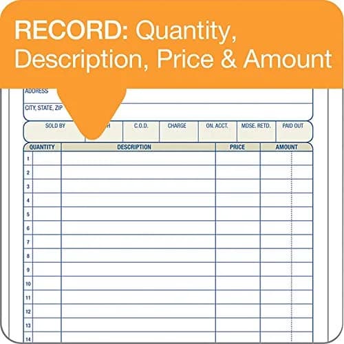 Adams Sales Order Book, 3-Part, Carbonless, White/Canary/Pink, 5-9/16" x 8-7/16" | 50 Sets per Book thumbnail 8