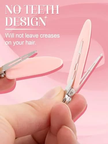 MADHOLLY 8Pcs Creaseless Hair Clips for Women Styling, 2.4*0.8inch | No Crease No Bend Hair Accessories thumbnail 2