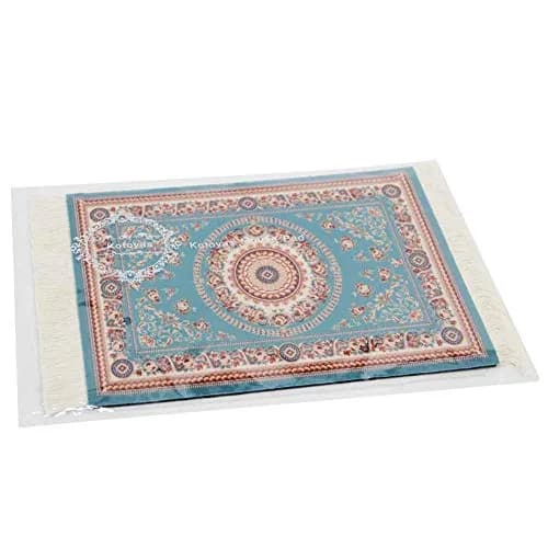 kotoyas Rug Mouse Pad, Oriental Carpet Style Persian Style Mouse Pad (Rhine) | Floral Design, 10x7 inch, Non-slip thumbnail 5
