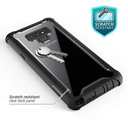 i-Blason Ares Designed for Galaxy Note 9 Case, Full-Body Rugged Clear Bumper with Built-in Screen Protector, Black | Drop & Scratch Resistant thumbnail 4