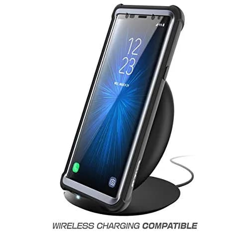 i-Blason Ares Designed for Galaxy Note 9 Case, Full-Body Rugged Clear Bumper with Built-in Screen Protector, Black | Drop & Scratch Resistant thumbnail 6