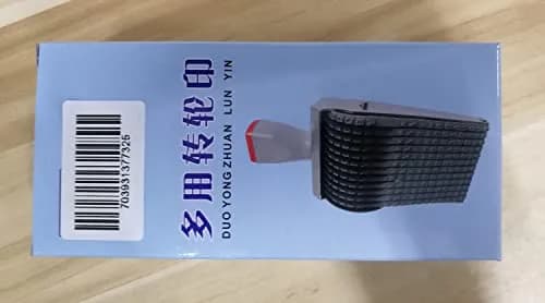 ZENG 9-Digit Adjustable Roller Stamp 46mm x 4.5mm | Multicolor Identity Protection Stamp thumbnail 9