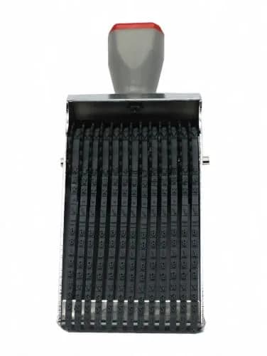 ZENG 13-Digit Adjustable Rubber Stamp | Metal, Rubber, Plastic Construction thumbnail 1