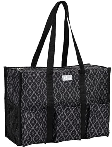 Pursetti Large Utility Tote with Pockets & Compartments | Stylish Organizer for Women & Professionals thumbnail 1