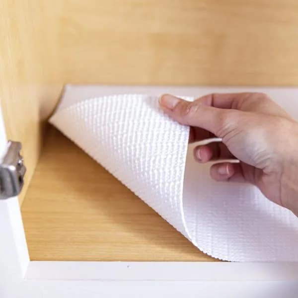 Duck Smooth Top Easy Liner Shelf Liner 12" x 10' | Non-Adhesive, White, Easy to Clean (70-120 chars) thumbnail 6